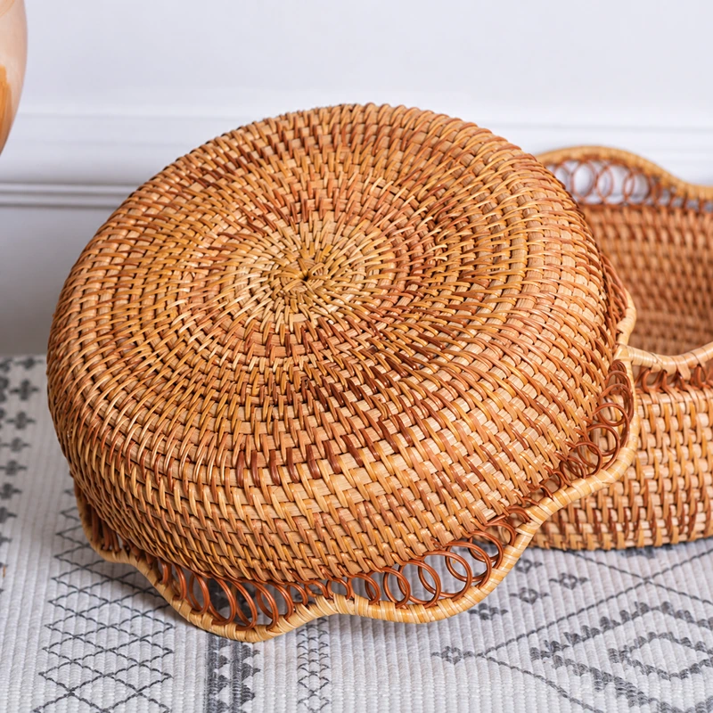 Close-up of the woven basket underside Close-up of the woven basket underside