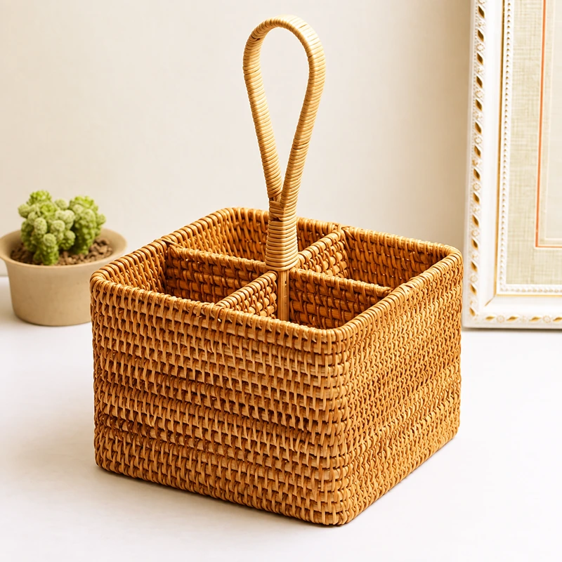 rattan cutlery caddy design and weaving view 1 rattan cutlery caddy design and weaving view 1