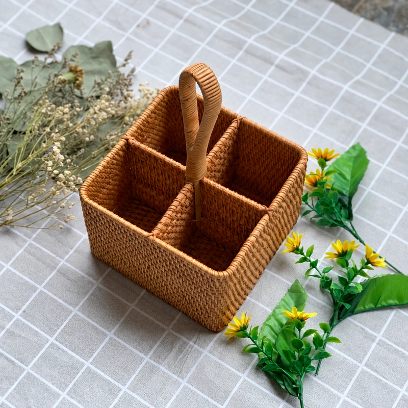 rattan cutlery caddy design and weaving view 5 rattan cutlery caddy design and weaving view 5