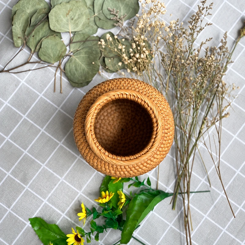 woven rattan vase design view 5 woven rattan vase design view 5