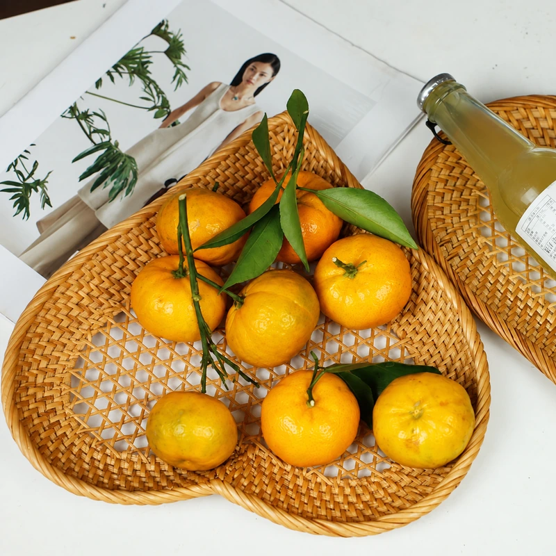 clover rattan display basket product photograph