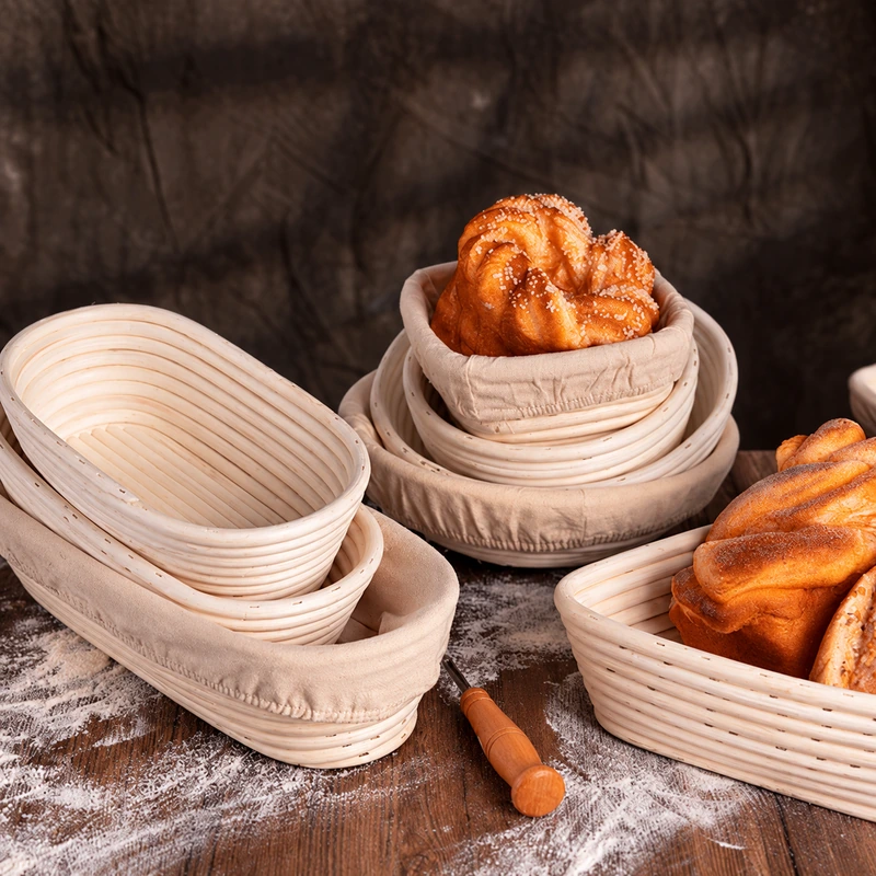 Natural Coiled Rattan Bowls | Round and Oval 1 natural coiled rattan bowls product photograph