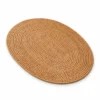 Oval Rattan Table Mat | 30 × 40 cm 3 oval rattan table mat on a white background