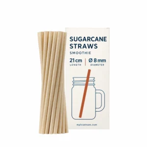 Smoothie Sugarcane Straws product presentation