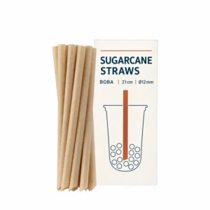 Boba Sugarcane Straws product presentation
